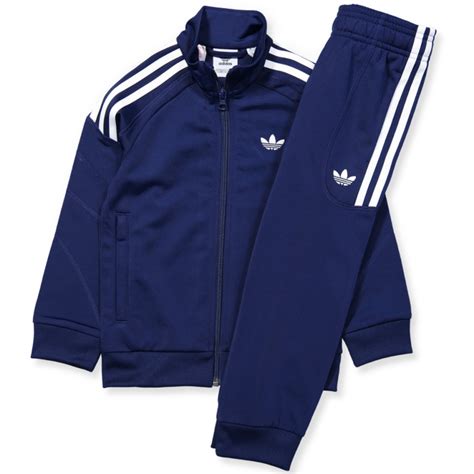 dark blue adidas tracksuit